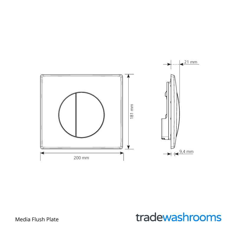 MEDIA Flush Plate - Image 2
