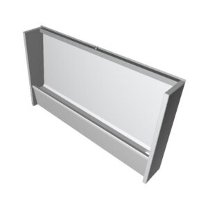 1800mm Floor-Standing Slab Urinal Pack - RH Outlet