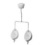 2x Urinals with Exposed Cistern Pack