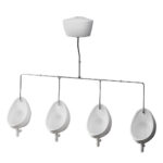 4x Urinals with Exposed Cistern Pack