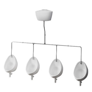 4x Urinals with Exposed Cistern Pack