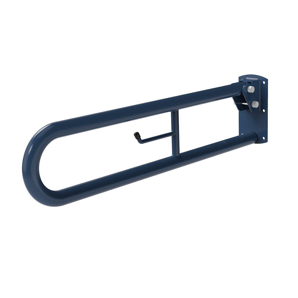 DDGR-B/DB (Dark Blue) - Trombone Lift and Lock Hinged Support Rail