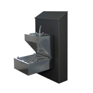 Janitorial Sink Half-Height IPS in Dark Grey - JUHH71A