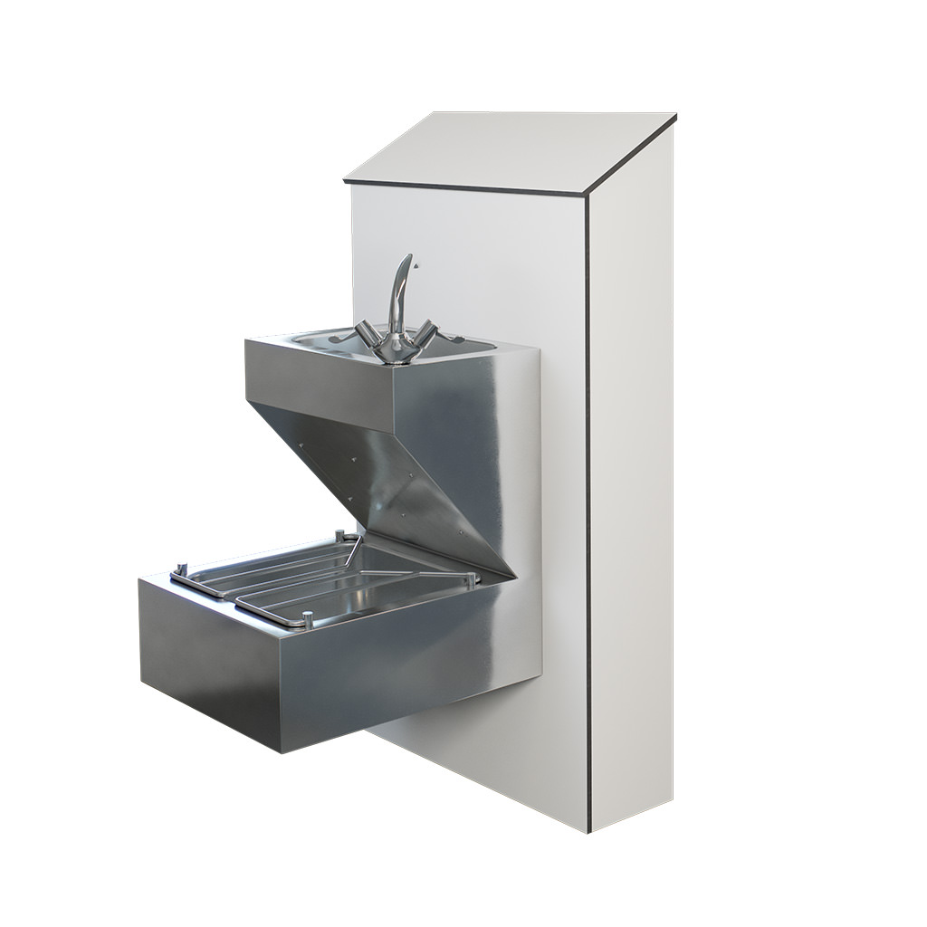 Janitorial Sink Half-Height IPS in White - JUHH78E
