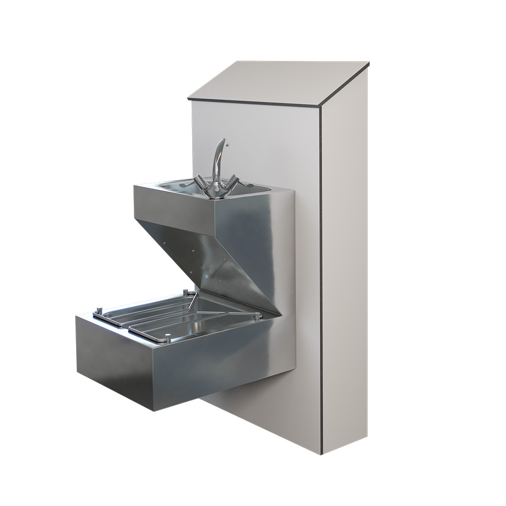Janitorial Sink Half-Height IPS in Grey - JUHHU12