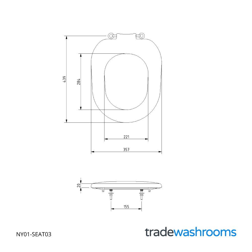 NY01-SEAT03 - Dimensions