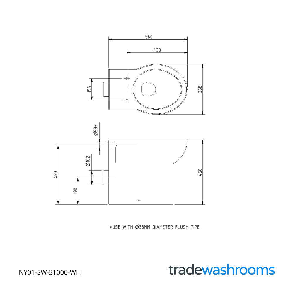 NY01-SW-31000-WH - Dimensions