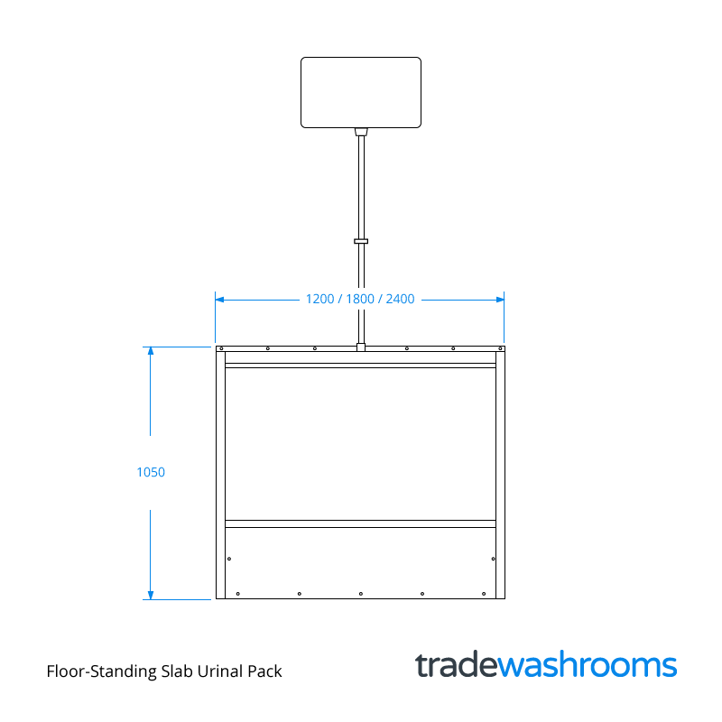 SAN013 - Slab Urinal Pack