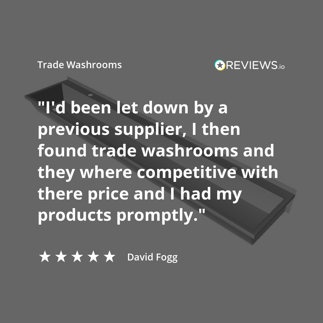 1800mm Stainless Steel Wash Trough - Trade Washrooms Review