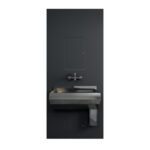 Surgeons Trough IPS - Dark Grey, 1-User, RH Outlet - HBN SU H1