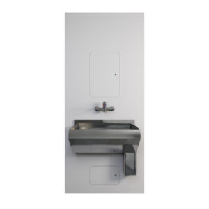 Surgeons Trough IPS - Grey, 1-User, RH Outlet - HBN SU H1