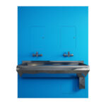 Surgeons Trough IPS - Blue, 2-User, RH Outlet - HBN SU H2