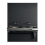 Surgeons Trough IPS - Dark Grey, 2-User, RH Outlet - HBN SU H2