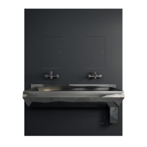 Surgeons Trough IPS - Dark Grey, 2-User, RH Outlet - HBN SU H2