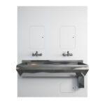 Surgeons Trough IPS - White, 2-User, RH Outlet - HBN SU H2