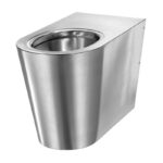 Stainless Steel Back to Wall Shrouded WC Pan - URV135