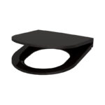 Black Toilet Seat with Lid - URVSEAT-B