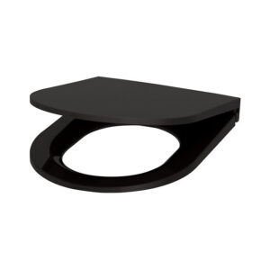 Black Toilet Seat with Lid - URVSEAT-B