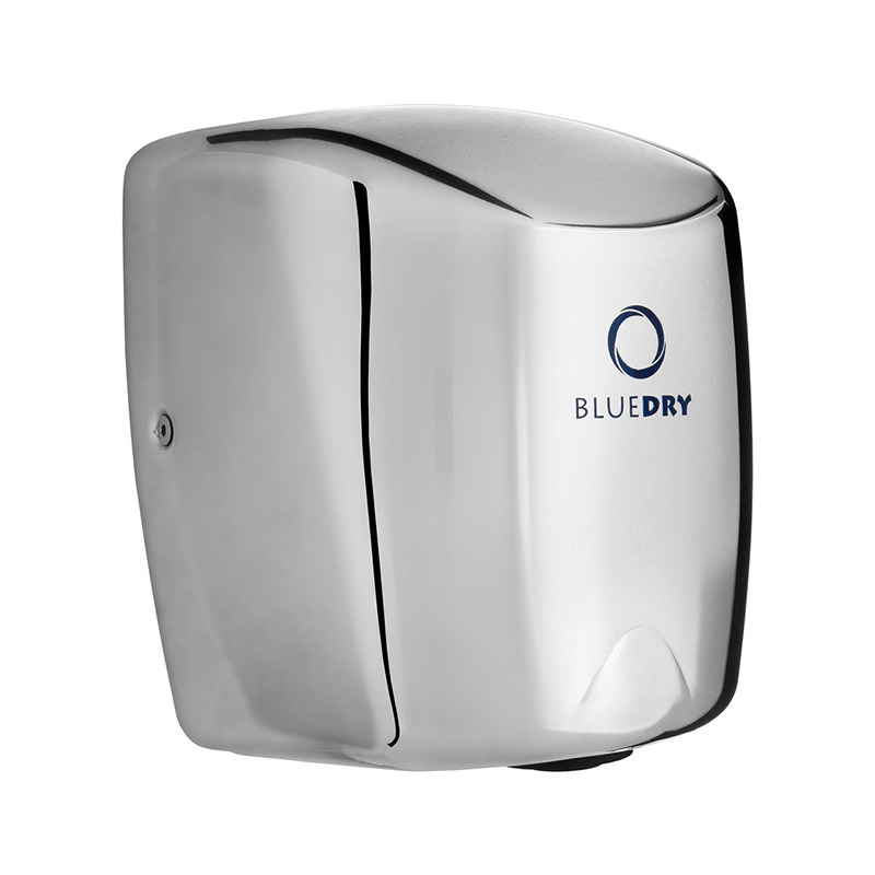 Blue Dry Mini Jet Hand Dryer - Chrome