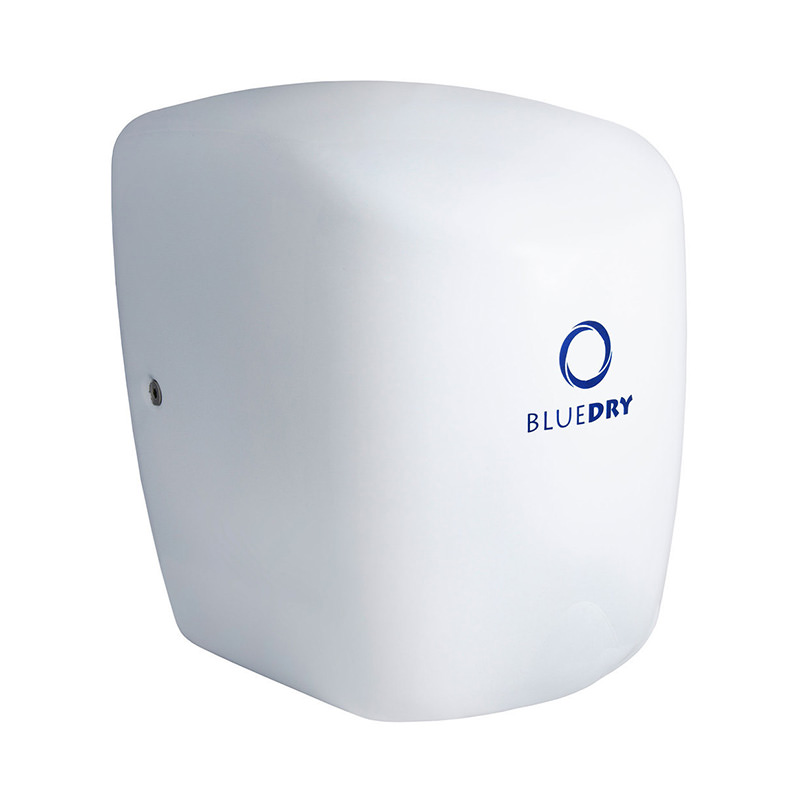 Blue Dry Mini Jet Hand Dryer - White