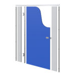 Children's Toilet Cubicle Door Pack - Blue