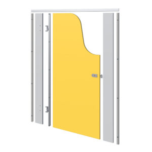 Children's Toilet Cubicle Door Pack - Yellow
