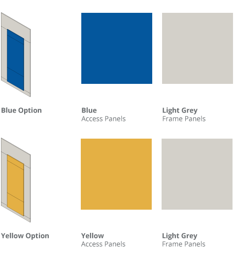 Children's Toilet IPS Panel Colours - Blue or Yellow