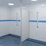 Commercial Shower Modesty Screen - Cubicle Store SGMODEST