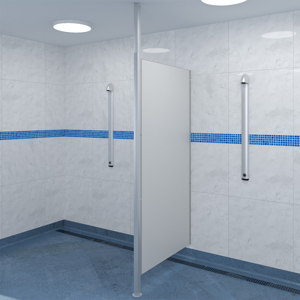 Commercial Shower Modesty Screen - Cubicle Store SGMODEST