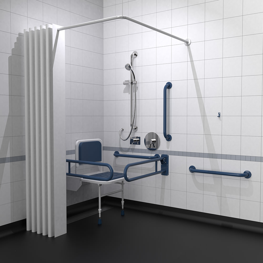 Concealed Valve Doc M Shower Pack - Dark Blue