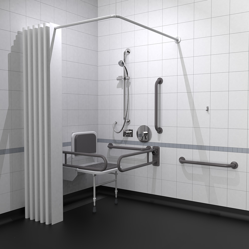 Concealed Valve Doc M Shower Pack - Grey