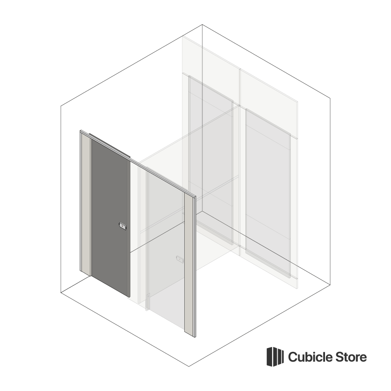 Cubicle Store Toilet Door Pack