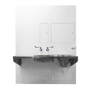 Disposal Unit IPS - White - Slop Hopper, Bowl LH Drainer