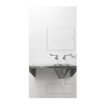 Disposal Unit IPS - White - Slop Hopper LH Drainer