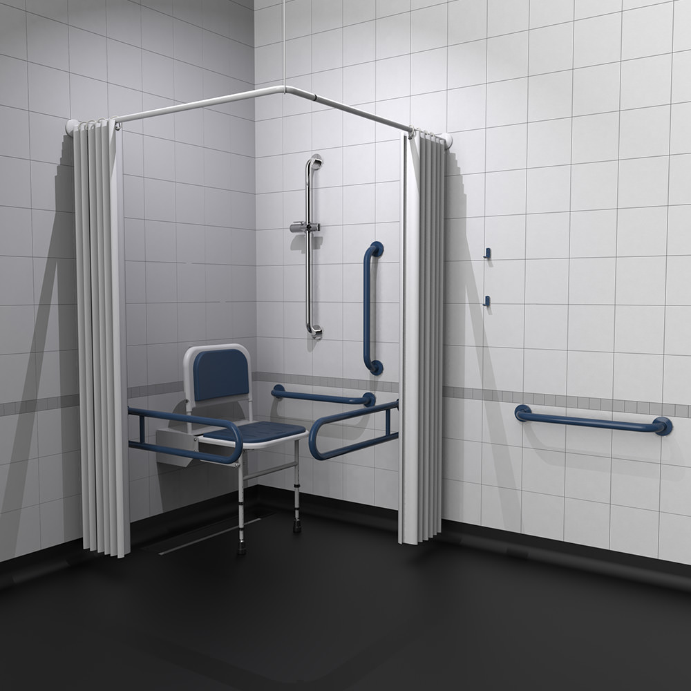 Doc M Shower Grab Rail Pack - Dark Blue