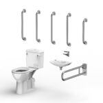 Satin Stainless Steel Doc M Toilet Pack - F21-CCLX-SSC-SS