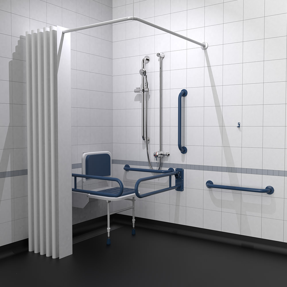 Exposed Valve Doc M Shower Pack - Dark Blue