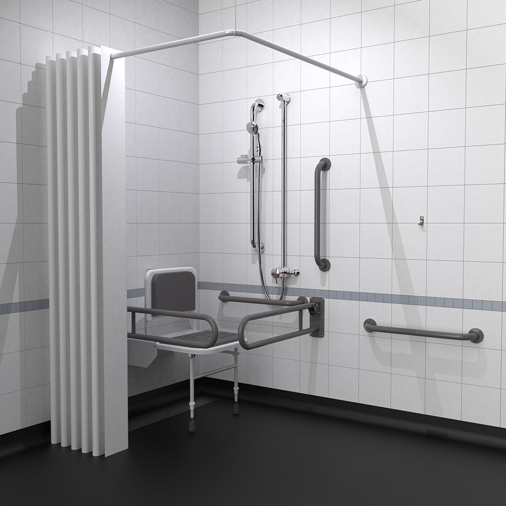 Exposed Valve Doc M Shower Pack - Grey