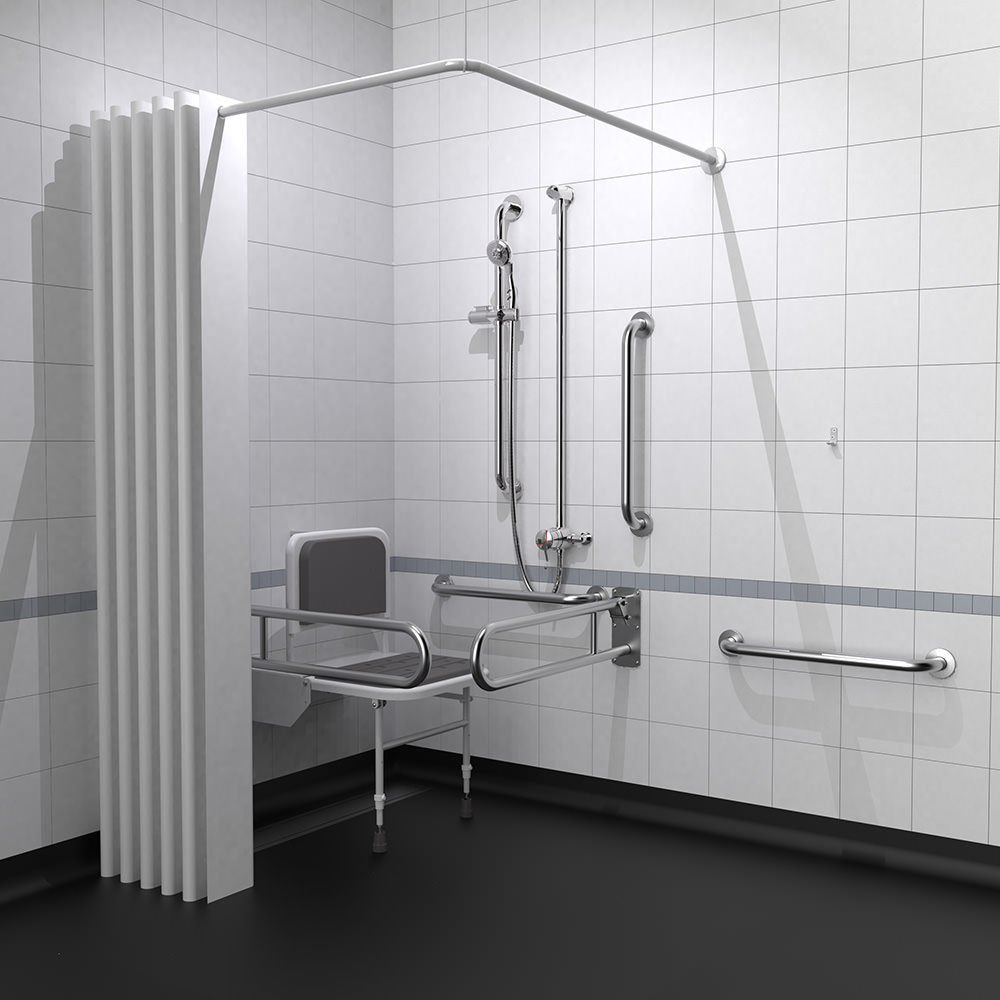 Exposed Valve Doc M Shower Pack - Satin Stainless