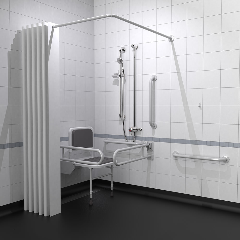 Exposed Valve Doc M Shower Pack - White