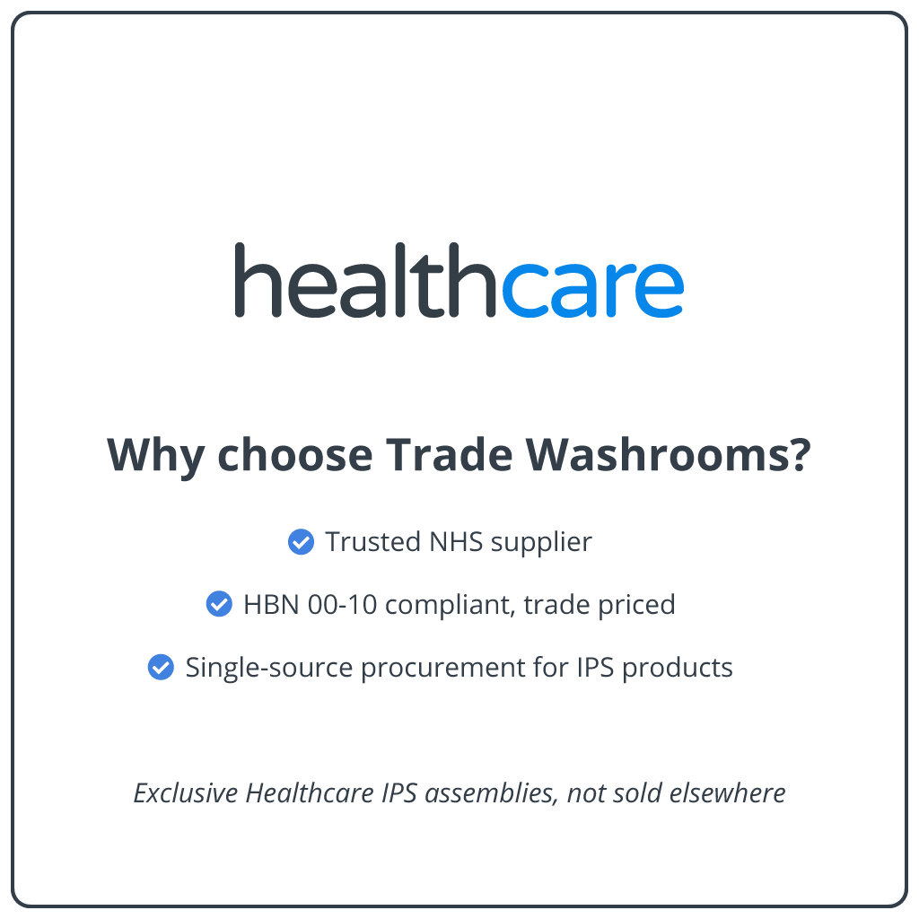Healthcare - Why choose Trade Washrooms?