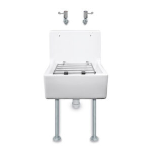 High Back Cleaners Sink Complete Pack