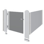 Infant Toilet Cubicle Pack - Dust Grey