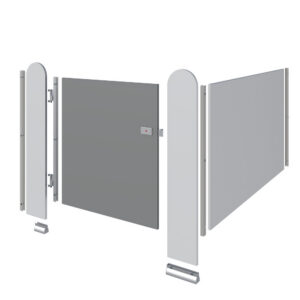 Infant Toilet Cubicle Pack - Dust Grey