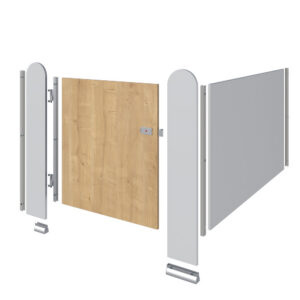 Infant Toilet Cubicle Pack - Oak