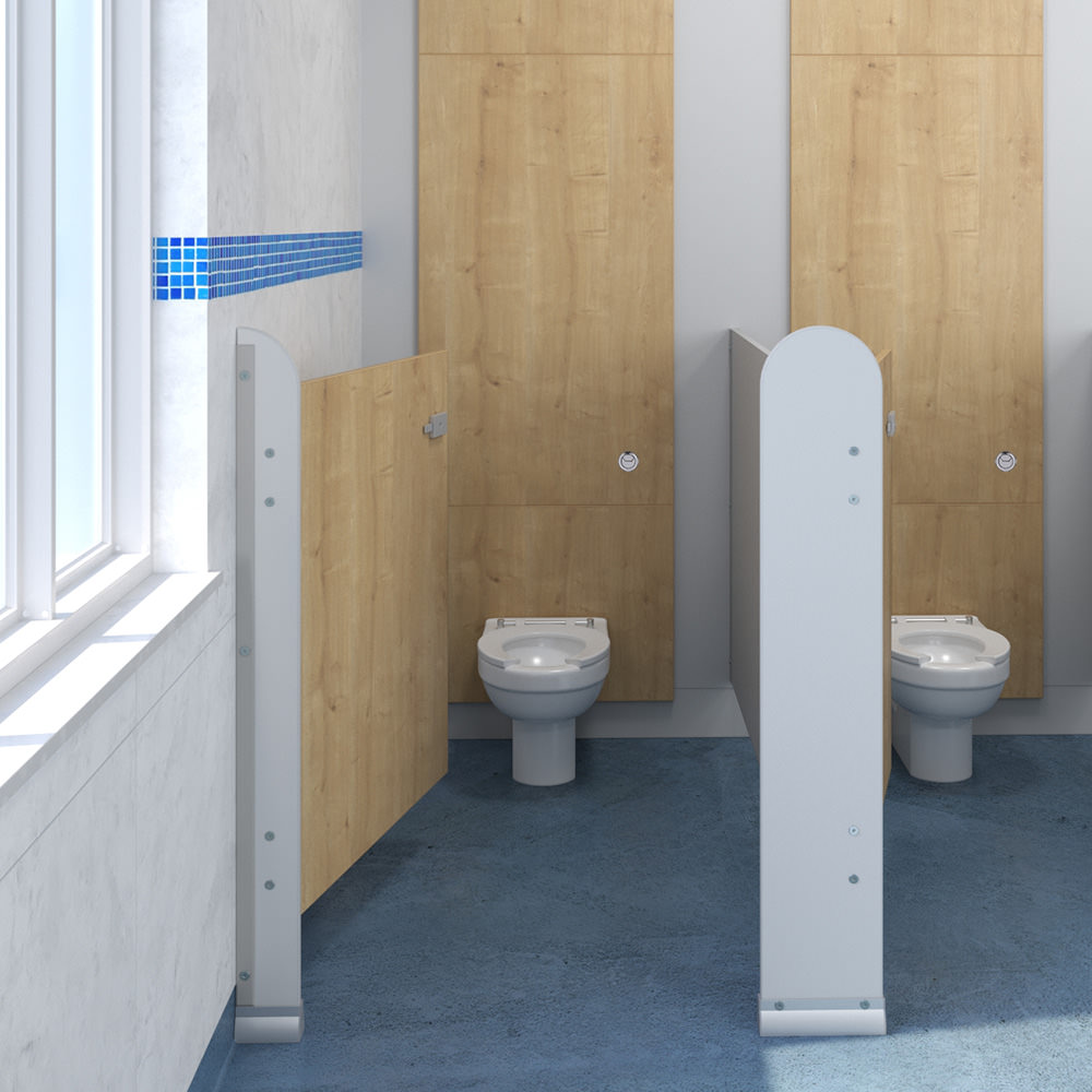 Infant Toilet Cubicles - Oak