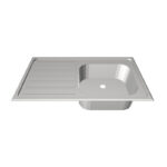 Inset Clinical Sink and Drainer - DI0950SL-03