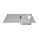 Inset Clinical Sink and Drainer - DI1050SL-06