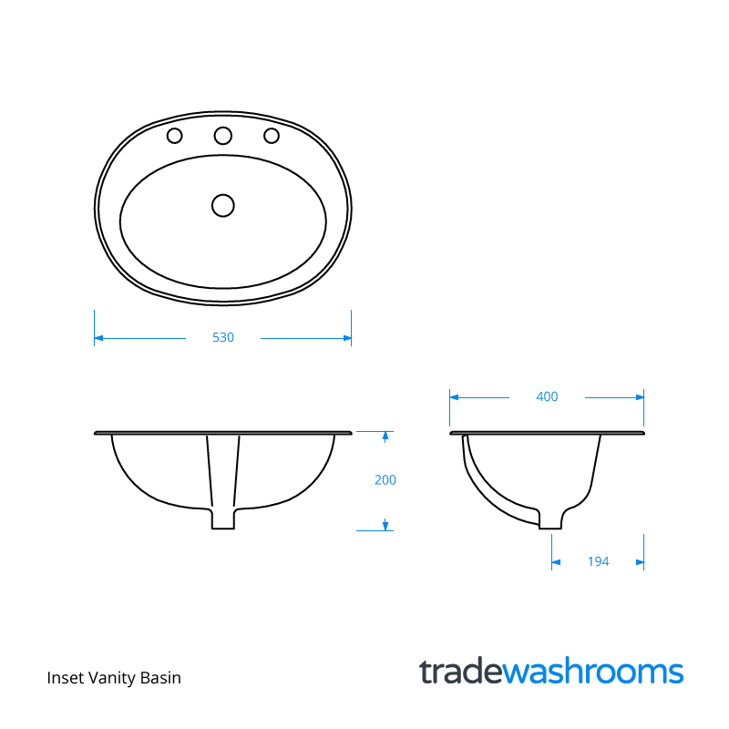 Inset Vanity Basin - Image 3