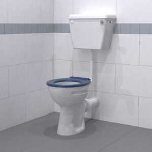 Low Level Doc M Toilet - Dark Blue - LLWARESET